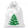 Saténové sáčky 26 x 35 cm - Vánoční strom Vánoční taška