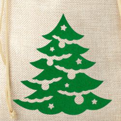 Jutové sáčky 30 x 40 cm - Vánoční strom Příležitostné sáčky