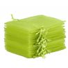 Organza tašky 26 x 35 cm - zelené Zelené sáčky