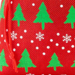 Jutové sáčky 12 x 15 cm - červený / vánoční strom Všechny produkty