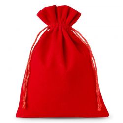 Sametové sáčky 30 x 40 cm - červené Sametové pytíky