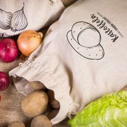 Pytle z imitovaného lnu na zeleninu (3 ks) a bavlněné tašky na nákupy (2 ks) (DE) Produkty