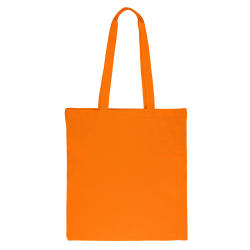Bavlněná taška 38 x 42 cm s dlouhými uchy - oranžová Oranžové sáčky