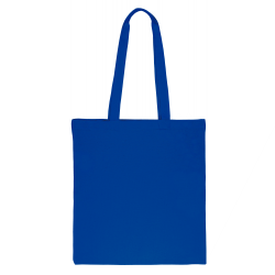 Bavlněná taška 38 x 42 cm s dlouhými uchy - modrá Bavlněné sáčky