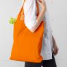Bavlněná taška 38 x 42 cm s dlouhými uchy - oranžová Bavlněné sáčky