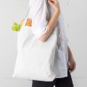 Bavlněná taška 38 x 42 cm s dlouhými uchy - bílá Nákupní tašky s uchy