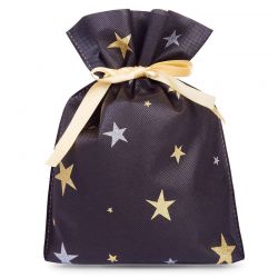 Pytle nonwoven 22 x 31 cm s potiskem - hvězdičky. Vánoční taška