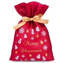 nonwoven 30 x 45 cm s potiskem - Vánoce Vánoční taška