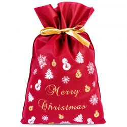 nonwoven 40 x 56 cm s potiskem - Vánoce Vánoční taška
