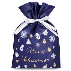 Pytle nonwoven 30 x 45 cm s potiskem - Vánoce Vánoční taška