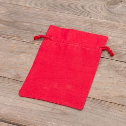 Bavlněné Sáčky 12 x 15 cm - červený Vánoční taška