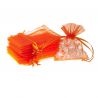 Organza tašky 10 x 13 cm - oranžové Levandule a vonný květ