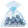 Organza tašky 7 x 9 cm - blankytné Modré sáčky