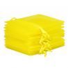 Organza tašky 7 x 9 cm - žluté Velikonoce