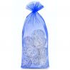 Organza tašky 16 x 37 cm - modré Modré sáčky