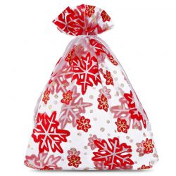 Organza tašky 12 x 15 cm - Vánoce / 1 Vánoční taška