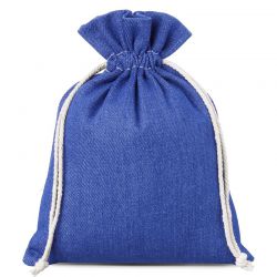 Džínové tašky 18 x 24 cm - modré Modré sáčky