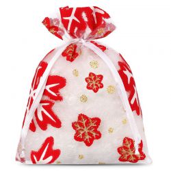 Organza tašky 8 x 10 cm - Vánoce / 1 Vánoční taška