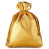 Metalické tašky 10 x 13 cm - zlaté Lněné pytle