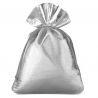 Metalické tašky 8 x 10 cm - stříbrné Lněné pytle