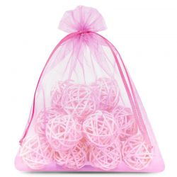Organza tašky 40 x 55 cm - růžové Ochrana hroznů