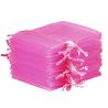 Organza tašky 15 x 20 cm - růžové Sv.Valentýn