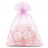 Organza tašky 15 x 20 cm - světlá růžové Růžové sáčky