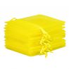 Organza tašky 15 x 20 cm - žluté Valentýn