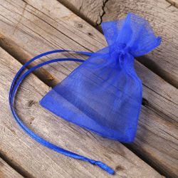 Organza tašky 7 x 9 cm (SDB) - modré Modré sáčky
