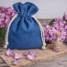 Džínové tašky 12 x 15 cm - modré Bavlněné sáčky