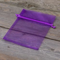 Organza tašky 10 x 13 cm - tmavě fialové Organza sáčky