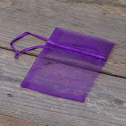 Organza tašky 7 x 9 cm (SDB) - tmavě fialové Sáčky na levanduli