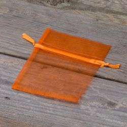 Organza tašky 8 x 10 cm - oranžové Halloween