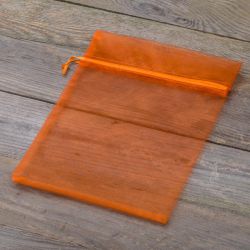 Organza tašky 18 x 24 cm - oranžové Velikonoce