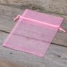 Organza tašky 11 x 14 cm - růžové Baby Shower