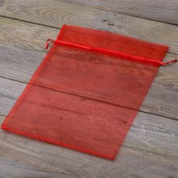 Organza tašky 26 x 35 cm - červené Sv.Valentýn