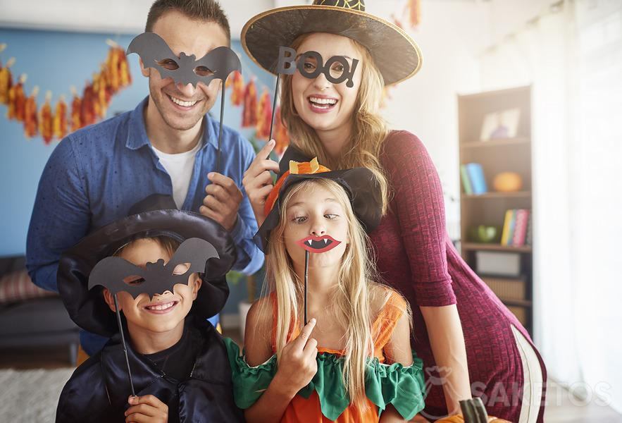 Párty fotobudka - Halloweenská zábava pro děti