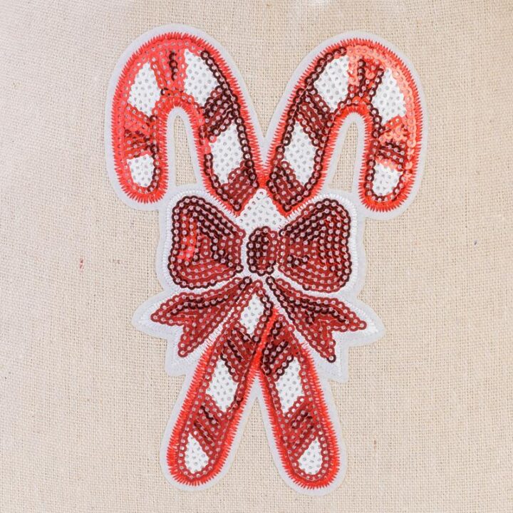 Pytel z imitovaného lnu s potiskem 30 x 40 cm - přirozené / lízátko Metalíza sáčky