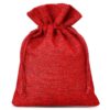Jutové sáčky 10 x 13 cm - červený Malé sáčky 10x13 cm