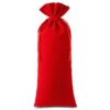 Sametové sáčky 11 x 20 cm - červený Střední sáčky 11x20 cm
