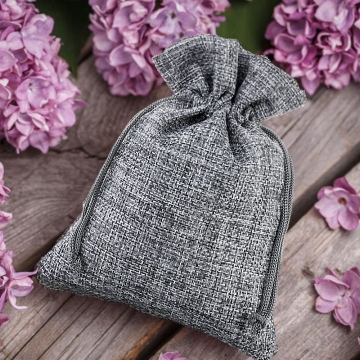 Jutové sáčky 15 x 20 cm - šedý Pro děti
