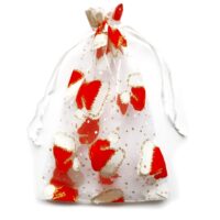 Organza tašky 26 x 35 cm - Vánoce Sáčky s potiskem