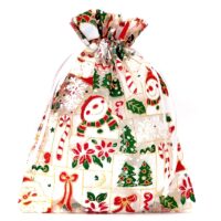 Organza tašky 26 x 35 cm - Vánoce Odvětví & Obaly na...