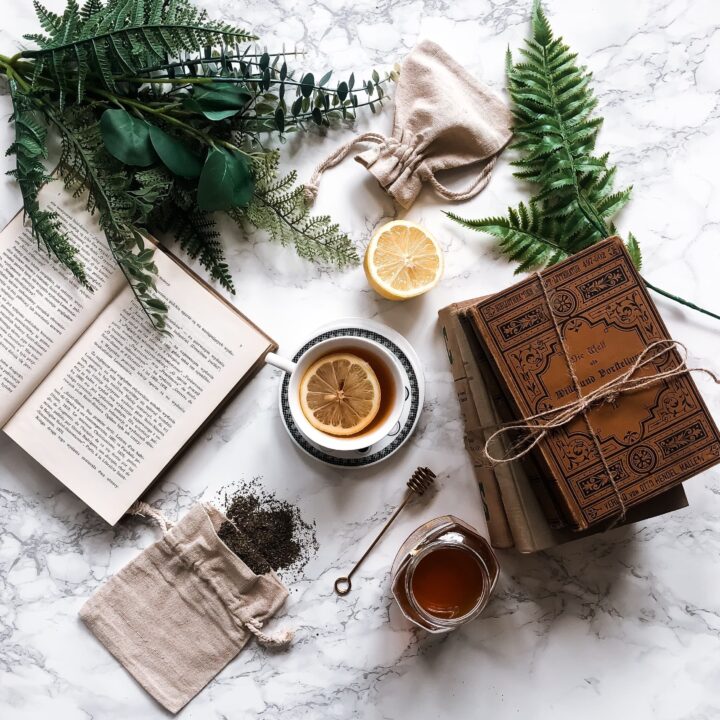 Pytlíky z imitovaného lnu 10 x 13 cm - přirozené Vánoce