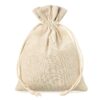 Pytlíky z imitovaného lnu 15 x 20 cm - přirozené Metalíza sáčky
