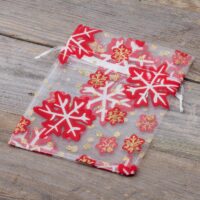 Organza tašky 12 x 15 cm - Vánoce / 1 Všechny produkty