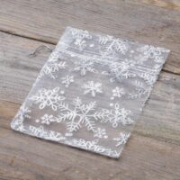 Organza tašky 12 x 15 cm - Vánoce / 2 Svátky a k příležitosti