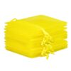 Organza tašky 13 x 18 cm - žluté Organza sáčky