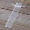 Organza tašky 3,5 x 19 cm - bíle Svatý křest