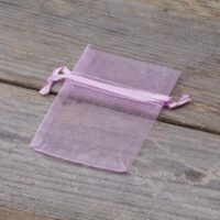 Organza tašky 6 x 8 cm - levandulové Sáčky na levanduli